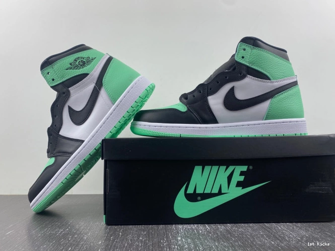 Green 1 Air Jordan High OG Glow DZ5485-130 0612